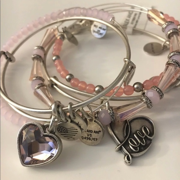 Alex and ani love bangle set - Picture 3 of 4